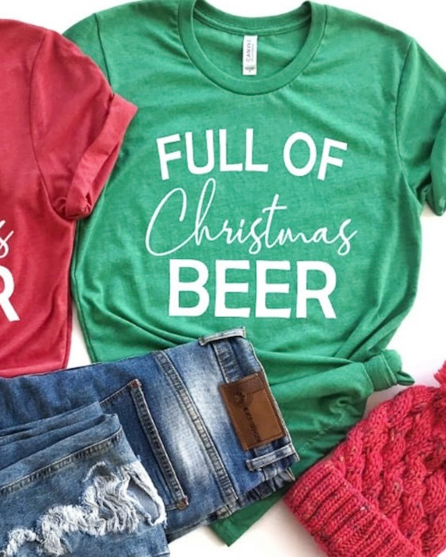 Full Of Christmas Beer Tee