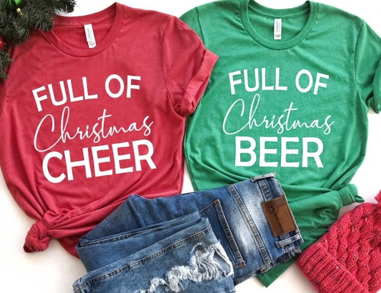 Full Of Christmas Beer Tee