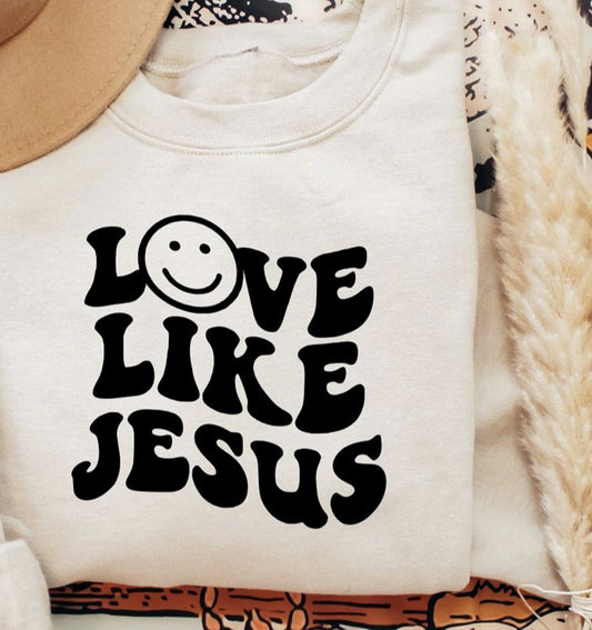 Love Like Jesus Crew Sweatshirt