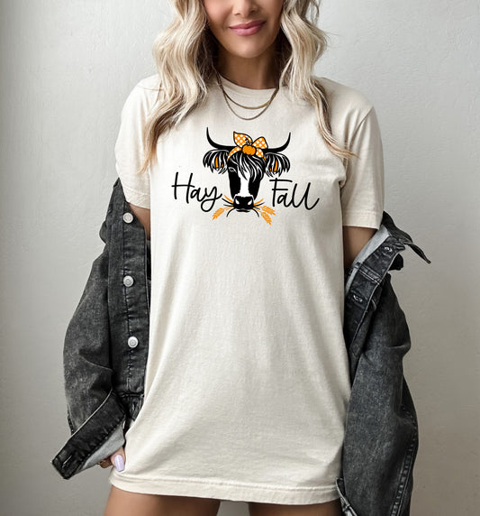 Hay Fall Cow Tee