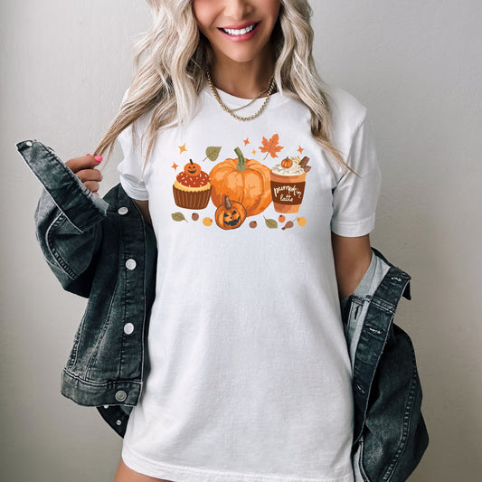 *Pumpkin Latte & Pumpkin Coffee T-Shirt or Crew Sweatshirt