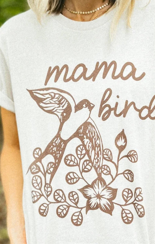 Mama Bird T-Shirt or Crew Sweatshirt