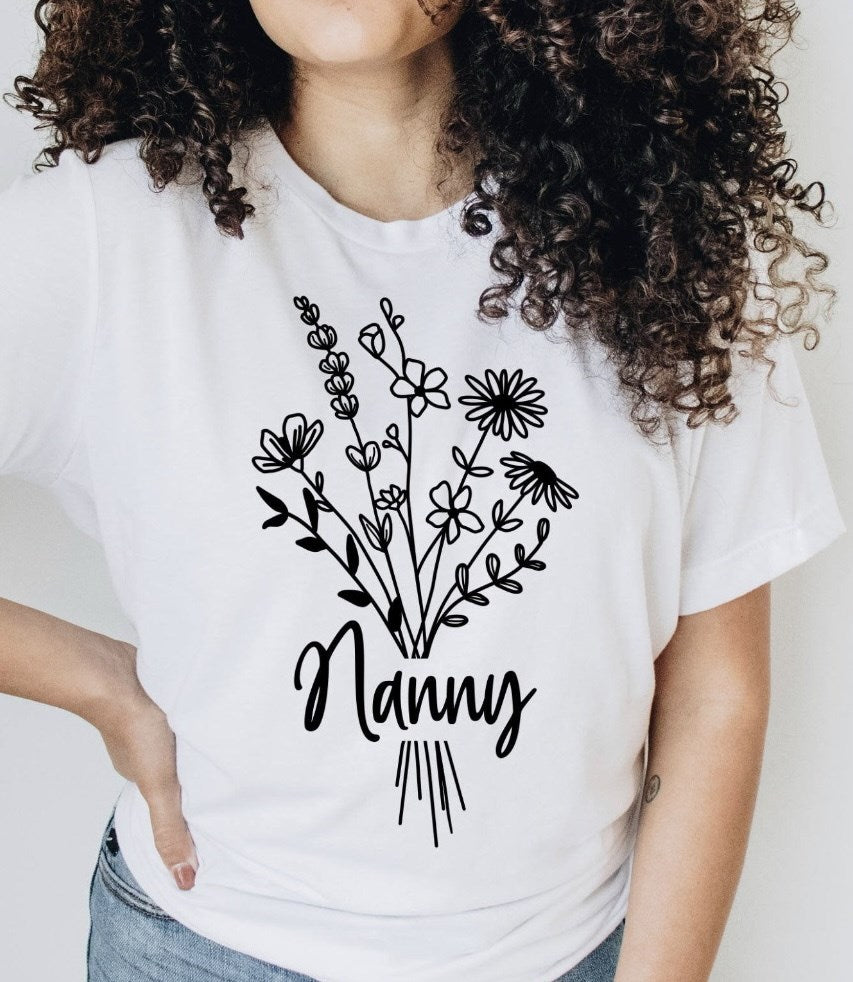 Custom Mother’s Day Bouquet Tees