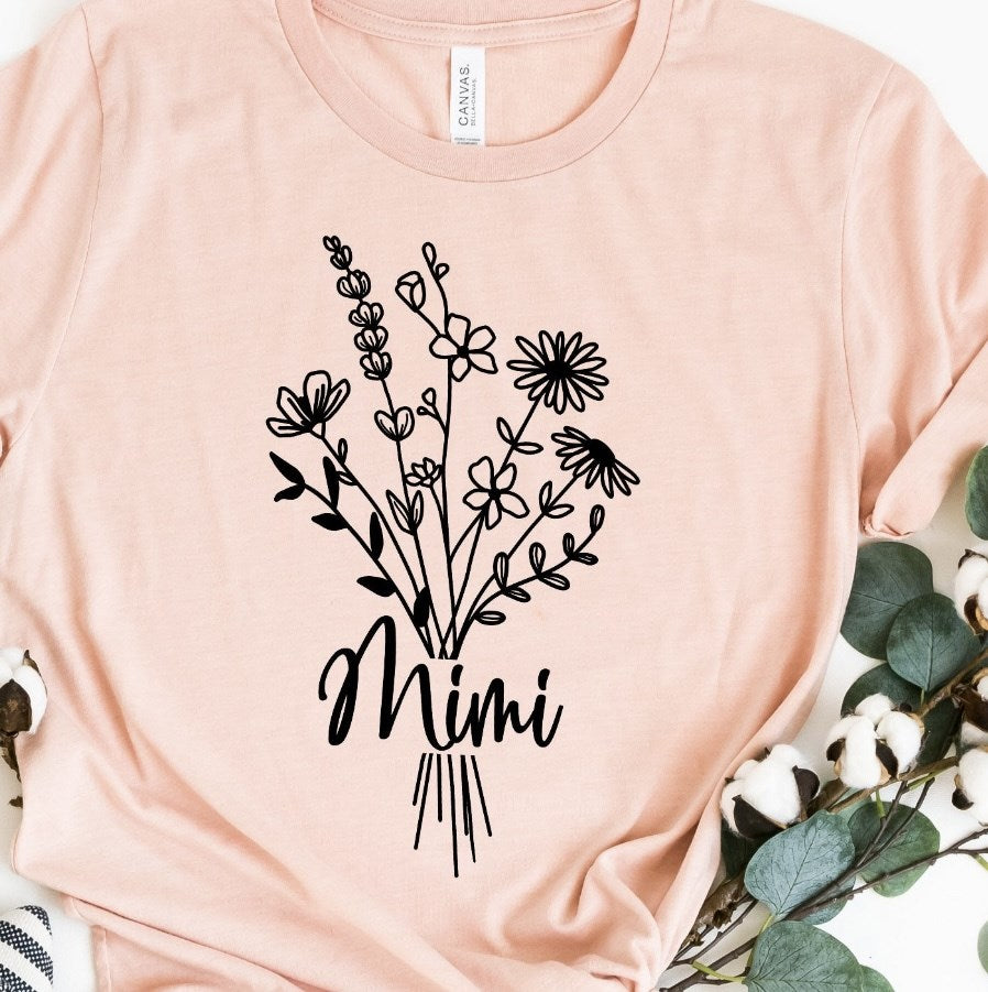 Custom Mother’s Day Bouquet Tees