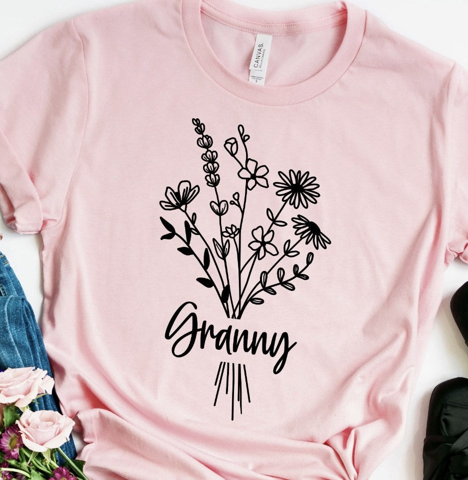 Custom Mother’s Day Bouquet Tees