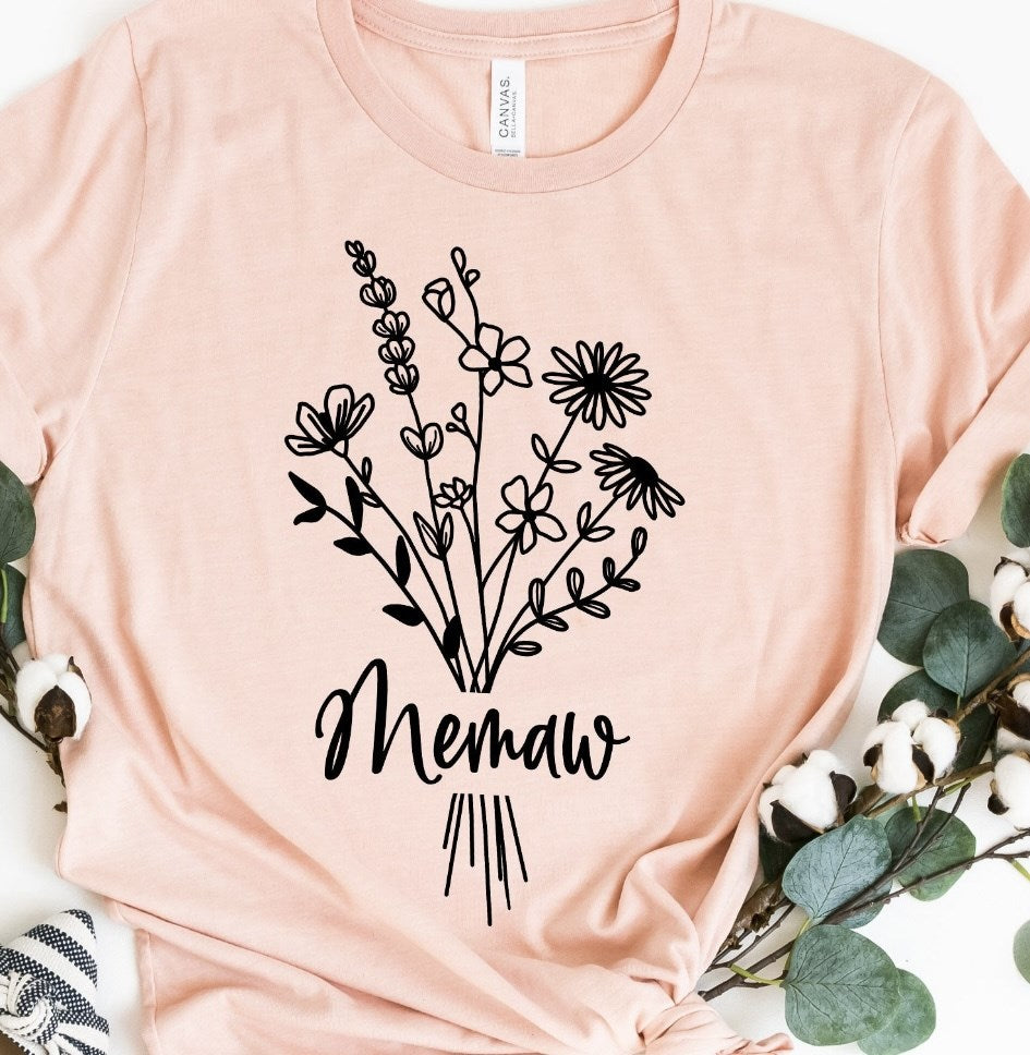 Custom Mother’s Day Bouquet Tees