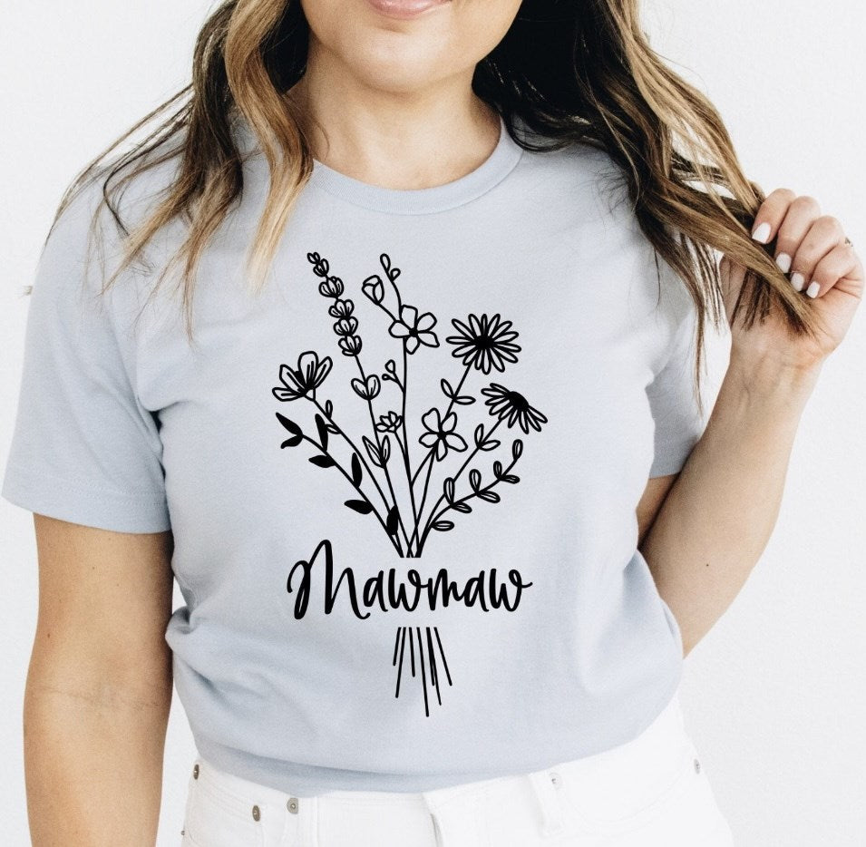 Custom Mother’s Day Bouquet Tees