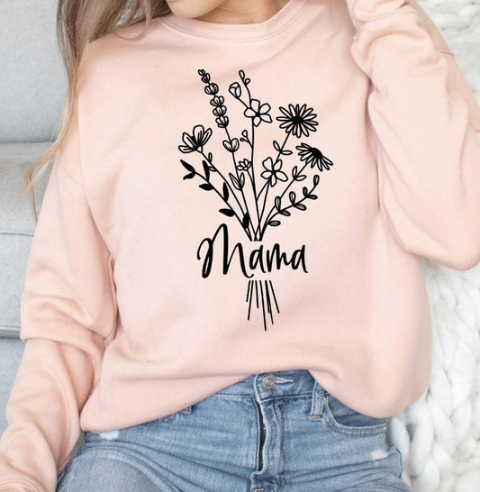Mother’s Day Bouquet Crew Sweatshirts