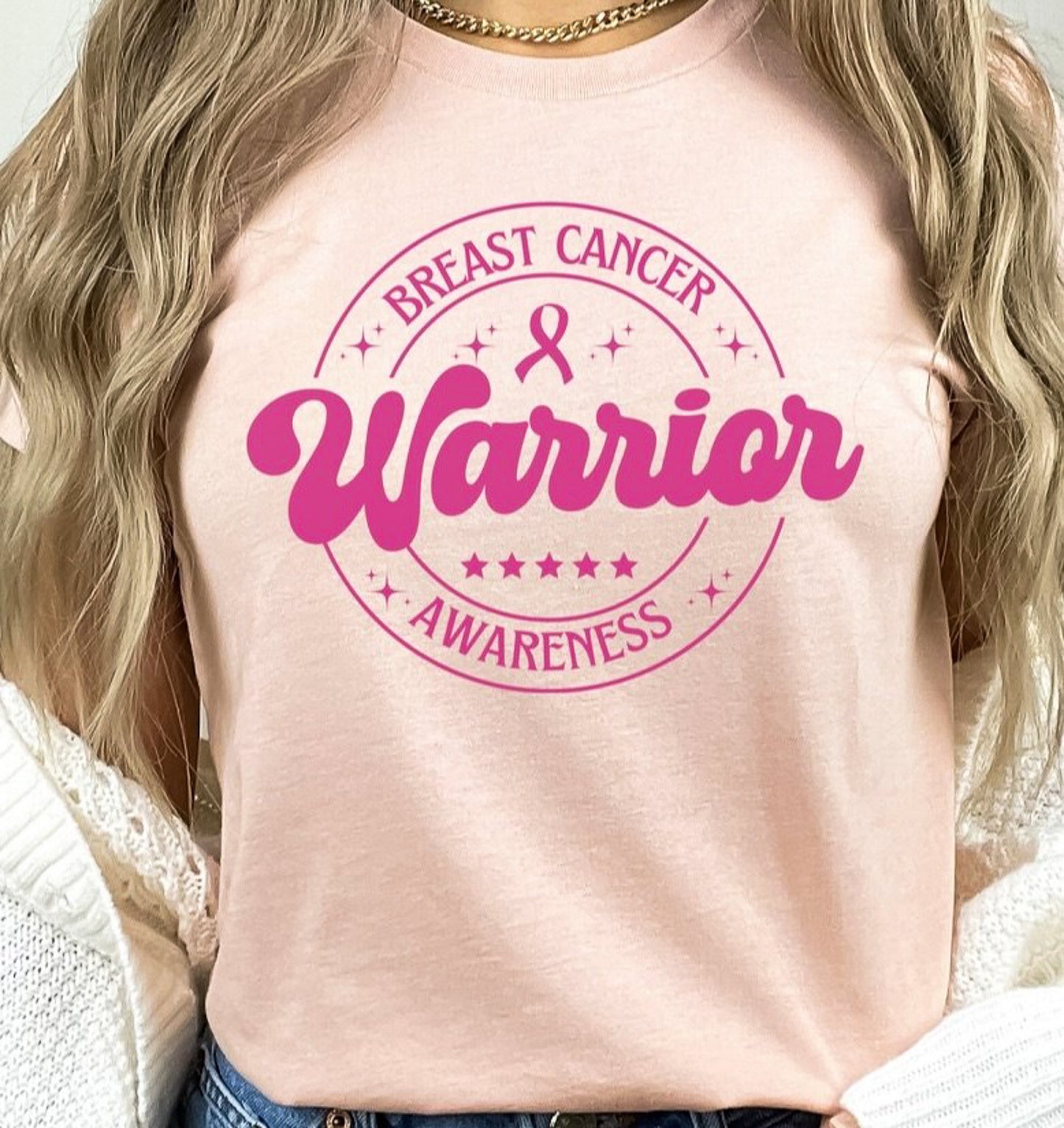 Warrior Breast Cancer Awareness Tee