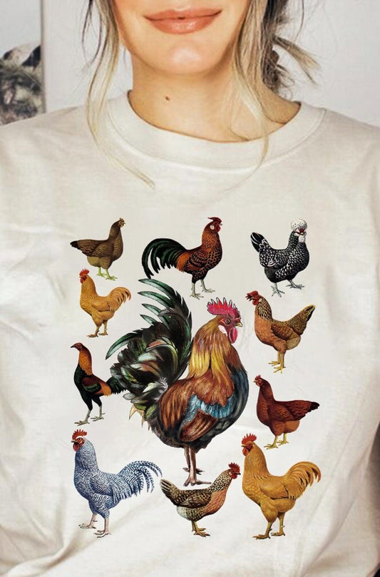 11 Chickens Crew Sweatshirt