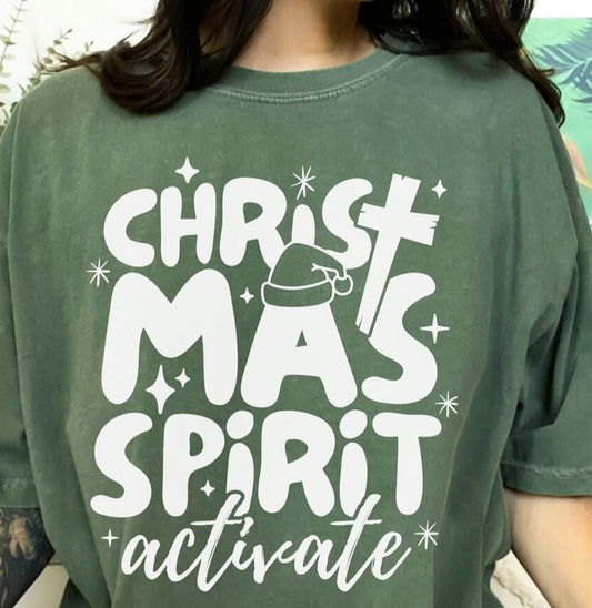 Christmas Spirit Activate Tee