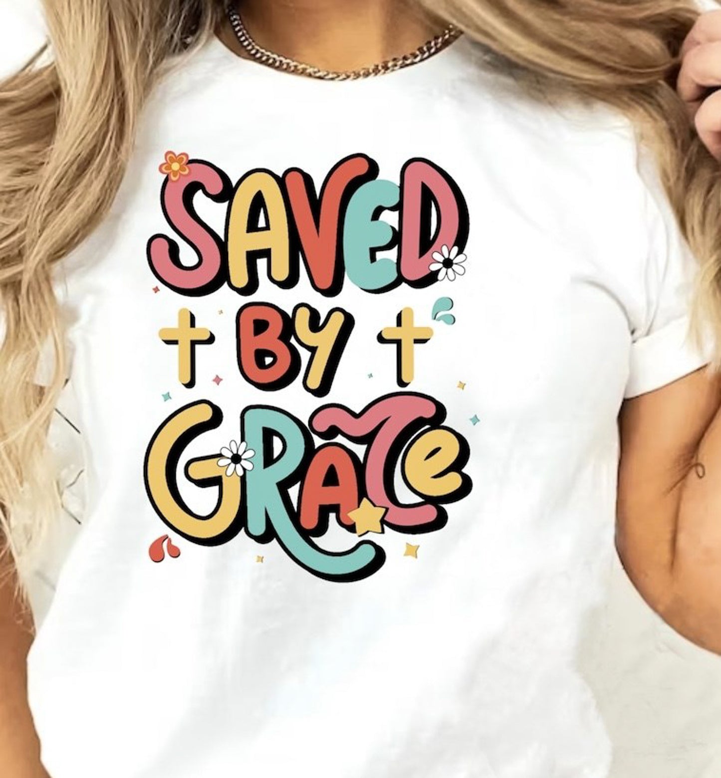 Saved By Grace Tee