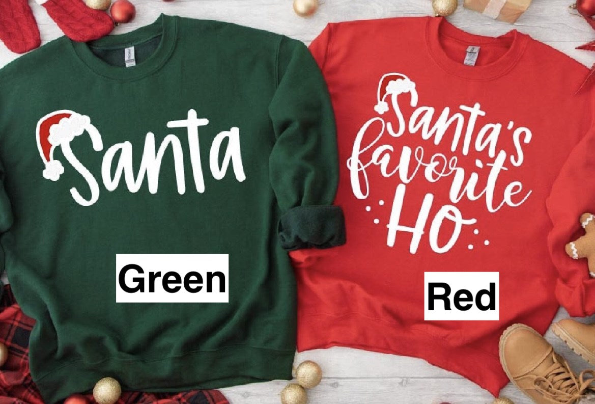 Santa's Favorite Ho Crew Sweatshirt