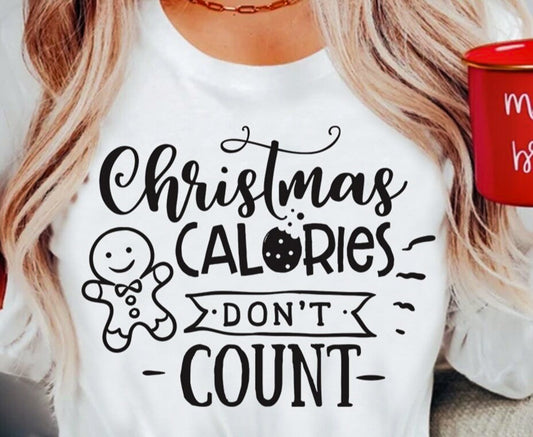 Christmas Calories Don't Count Crew Sweatshirt