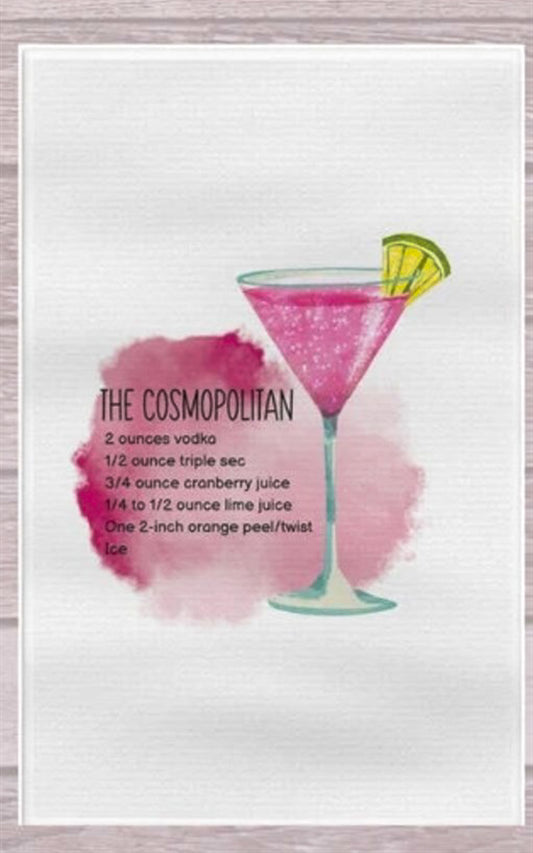 The Cosmopolitan Recipe Kitchen Towel