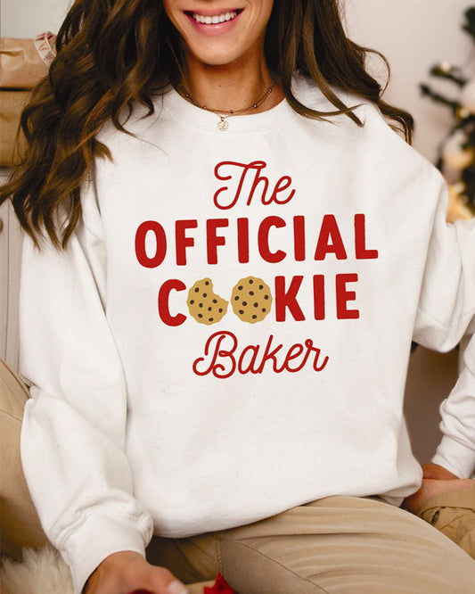 The Official Cookie Baker Crew Sweatshirt