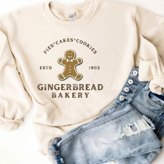 Gingerbread Bakery Crew Sweatshirt