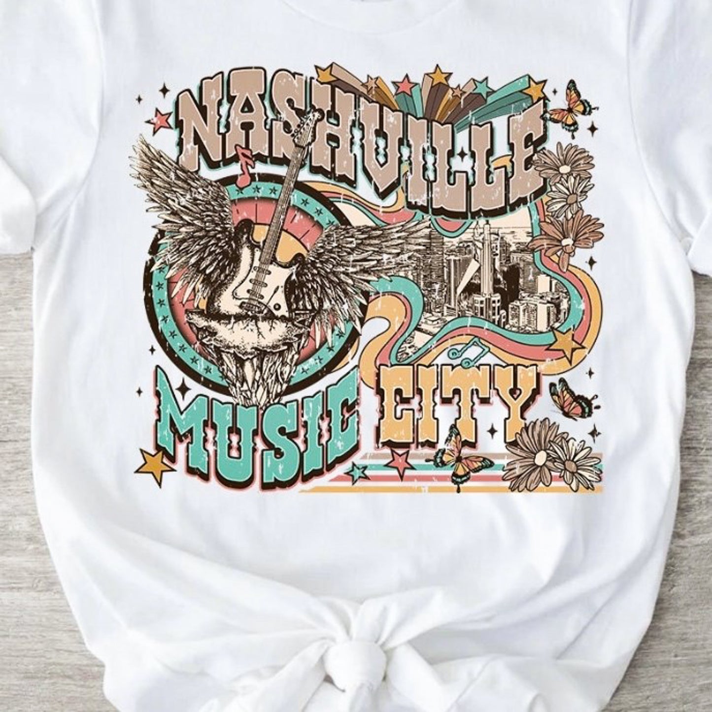 Nashville Music City Tee