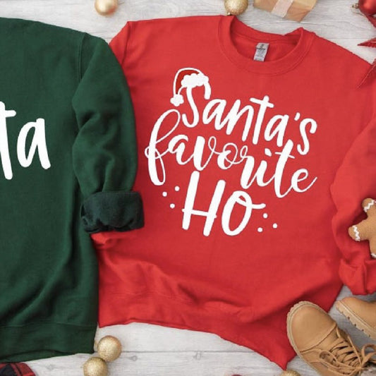 Santa's Favorite Ho Crew Sweatshirt