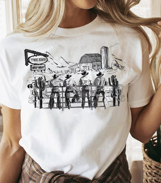 The End Wild West Cowboys Tee