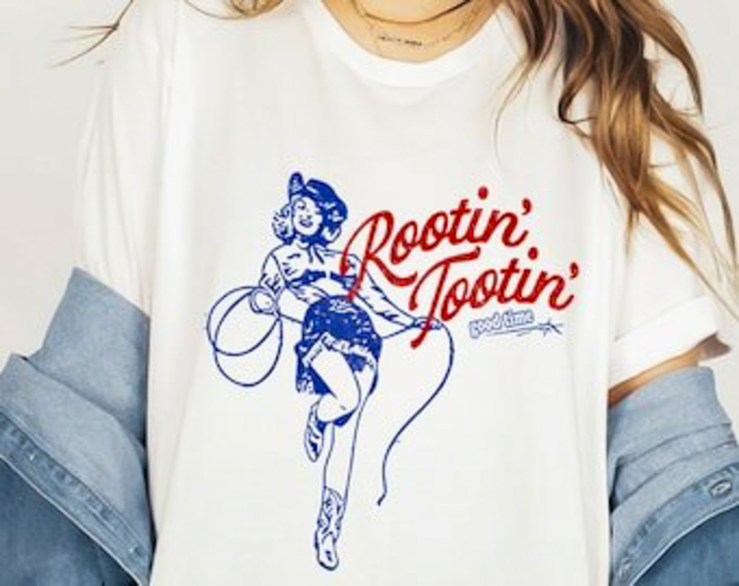 Rootin' Tootin' Good Time Cowgirl Tee