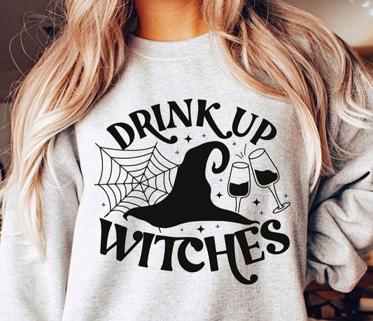 Drink Up Witches Crew Sweatshirt