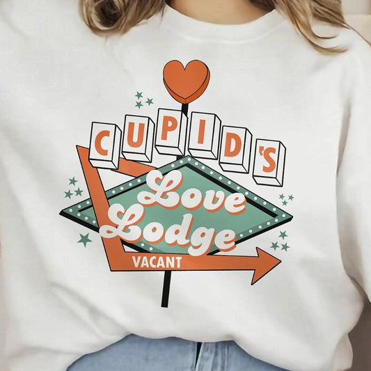 Cupid's Love Lodge Vacant Crew Sweatshirt