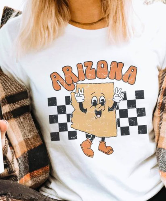 Arizona Checkered Tee