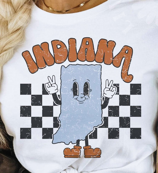 Indiana Checkered Tee