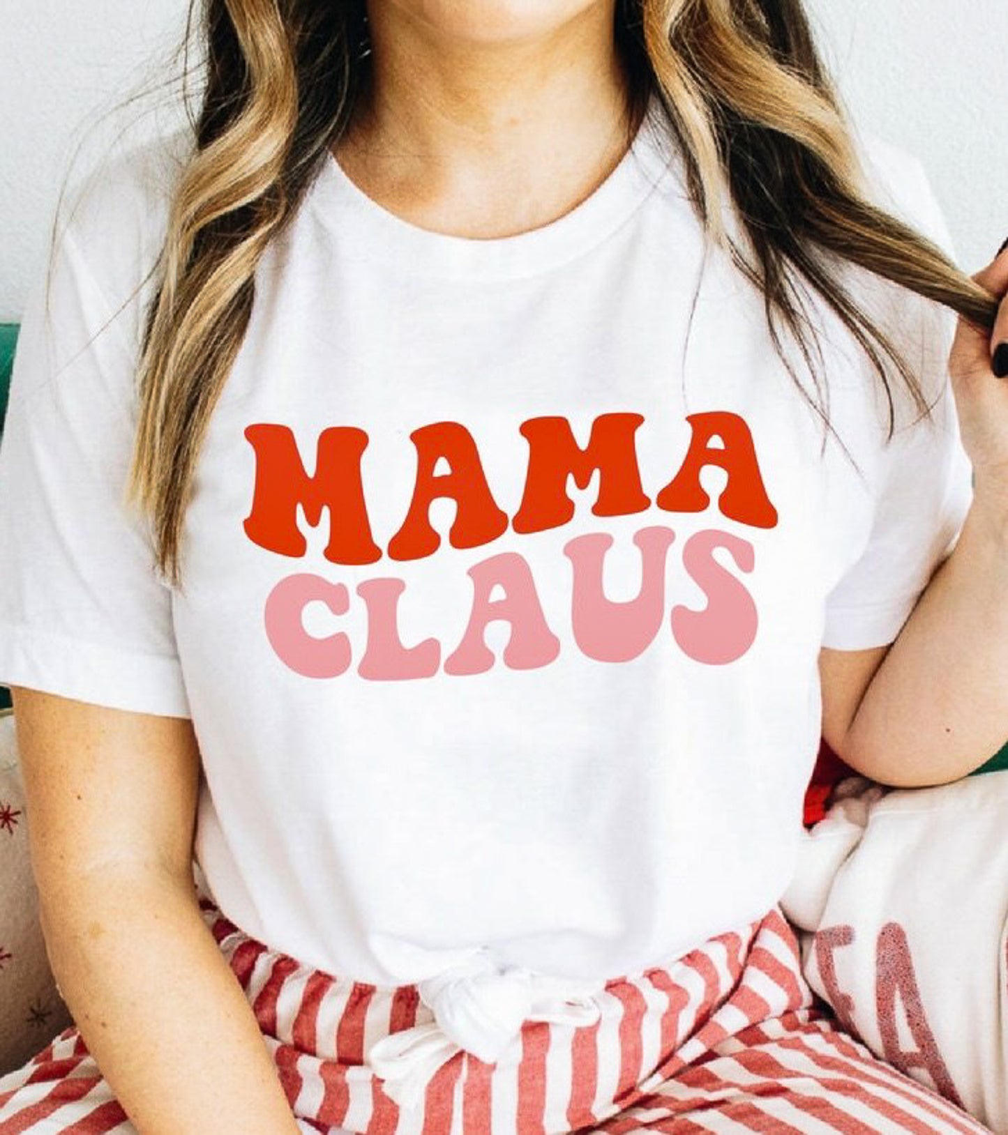 Personalized Mama Claus Tees