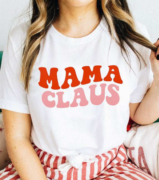 Personalized Mama Claus Tees