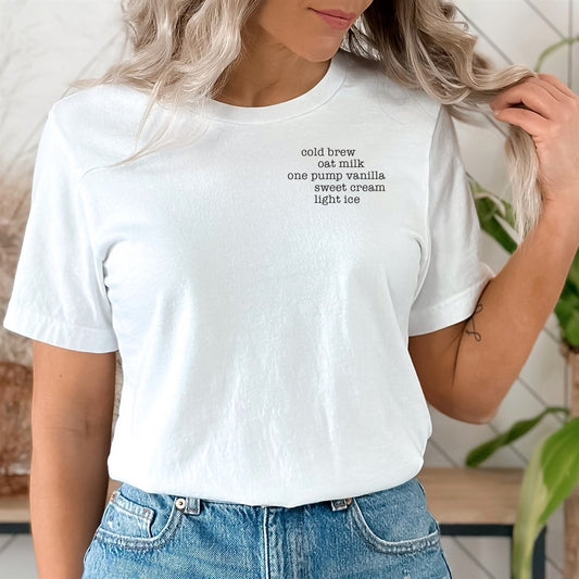 Custom Drink Order Tees