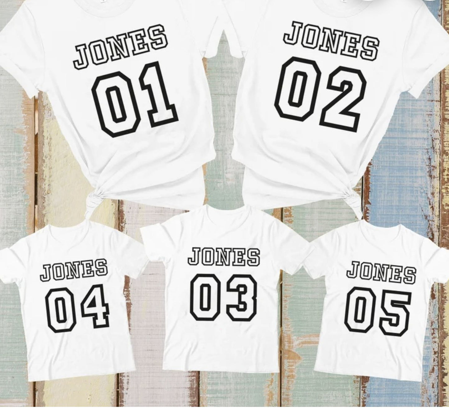 Custom Name Number Tees | Adult & Youth