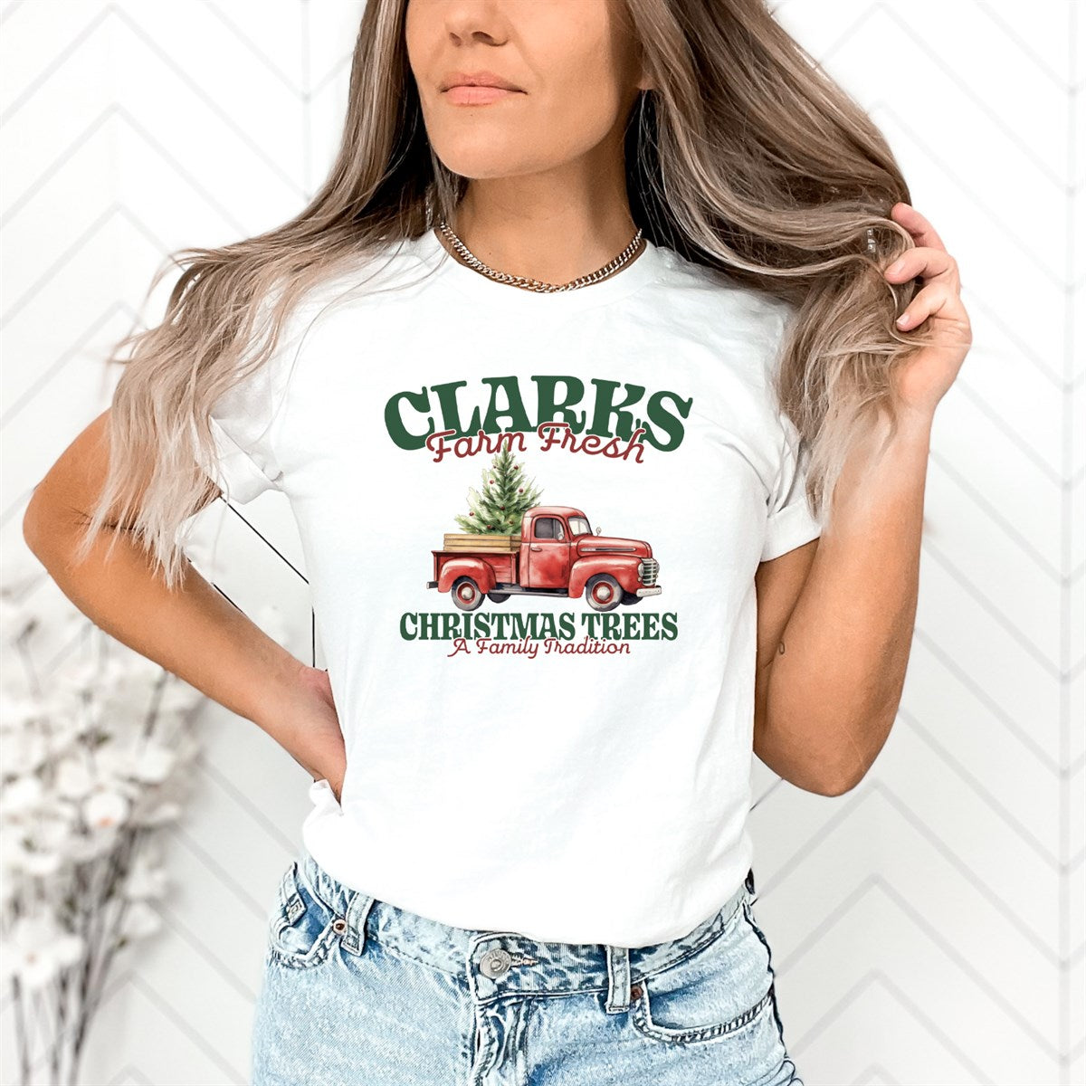 Custom Family Christmas Tree Farm Tees