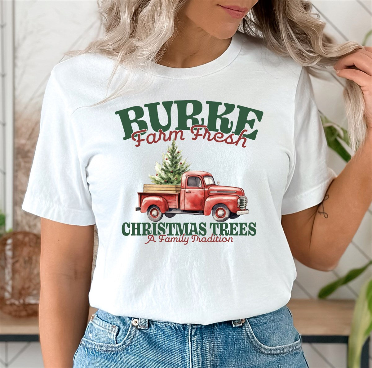 Custom Family Christmas Tree Farm Tees