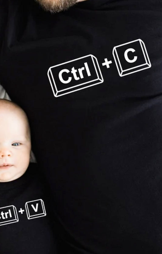 Ctrl + C T-Shirt or Crew Sweatshirt