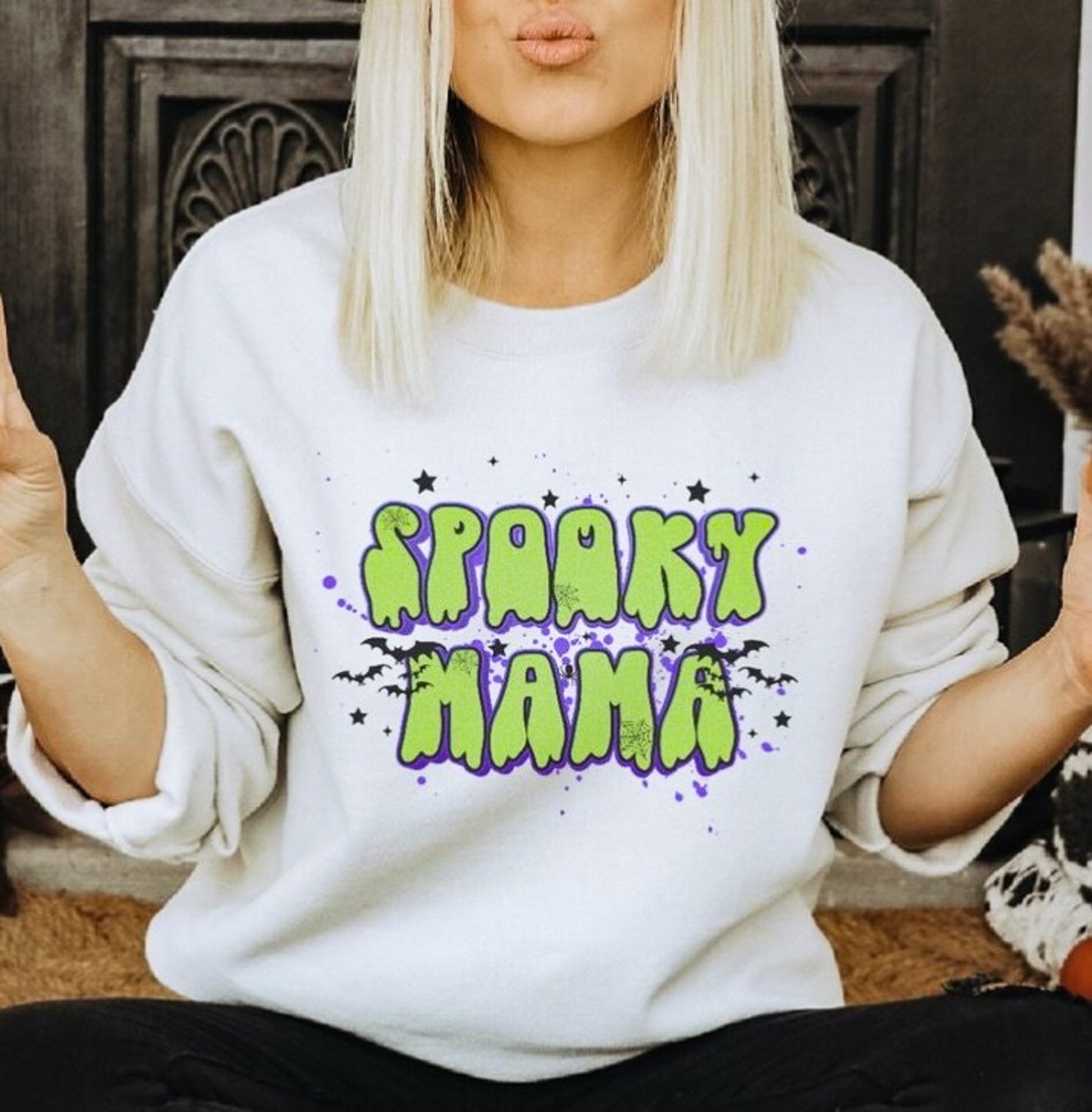 Spooky Mama Crew Sweatshirt