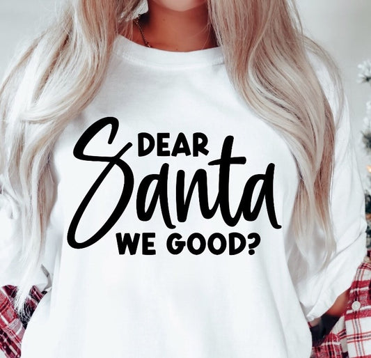 Personalized Dear Santa Family Tees