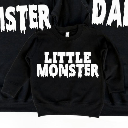 Little Monster Crew Sweatshirt