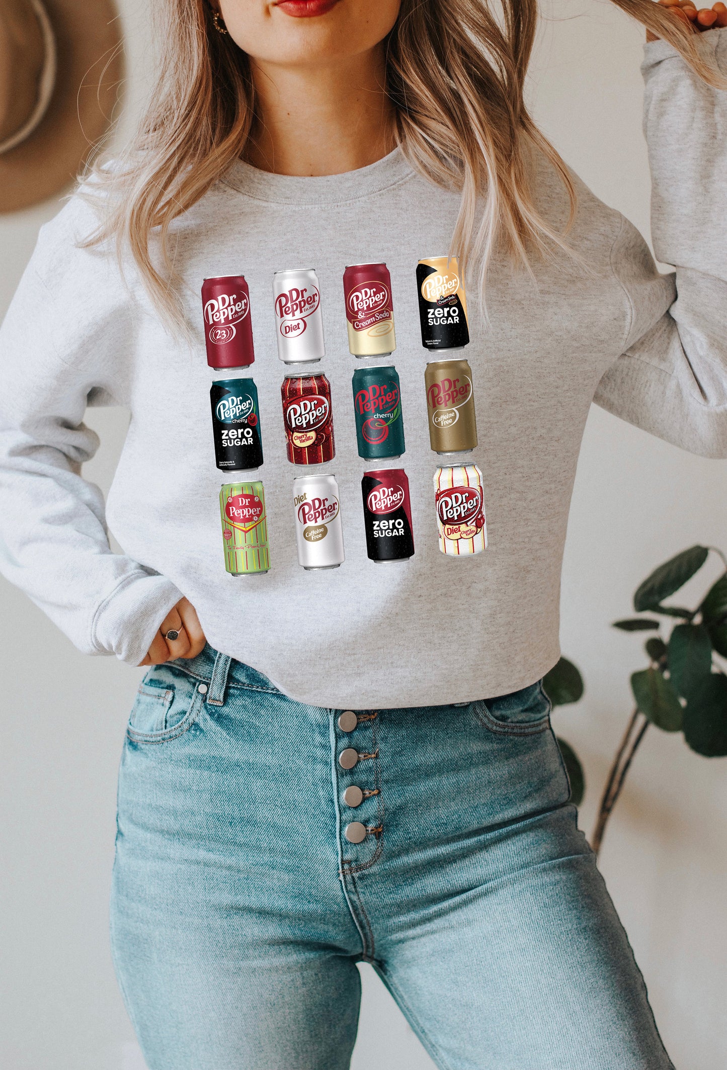 *Dr Pepper Cans T-Shirt or Crew Sweatshirt