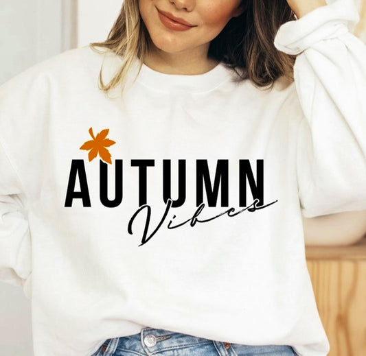 Autumn Vibes T-Shirt or Crew Sweatshirt