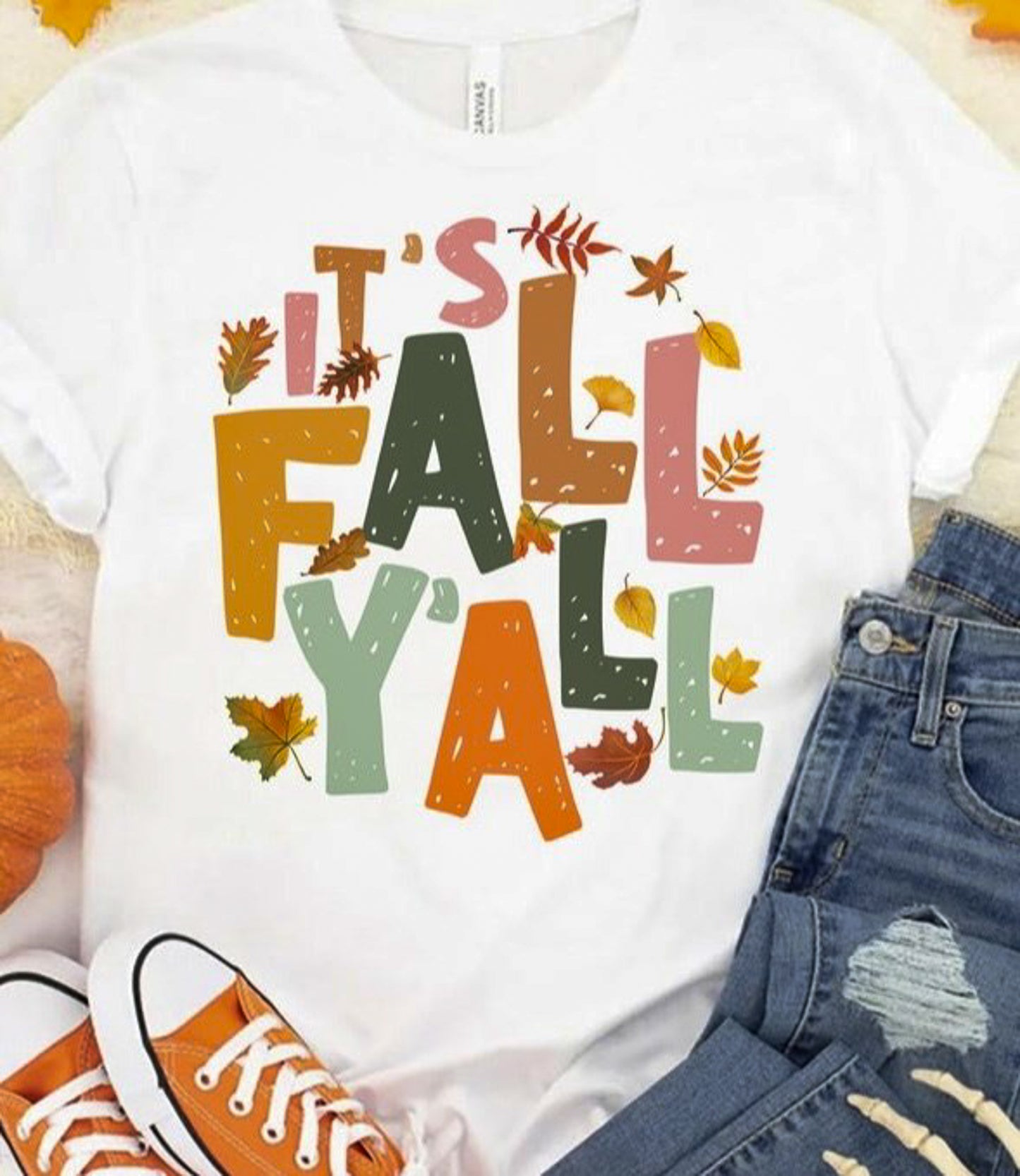 It's Fall Ya'll T-Shirt or Crew Sweatshirt