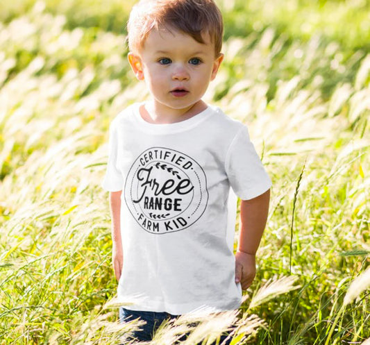 Certified Free Range Farm Kid Tee