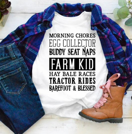 Morning Chores: Egg Collector Buddy Seat Naps Tee