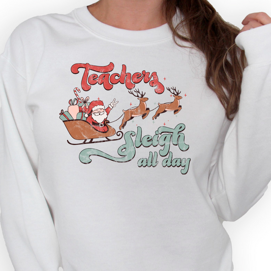 Teachers Holiday Sweatshirts 8 Styles