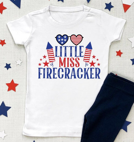 Little Miss Firecracker Tee