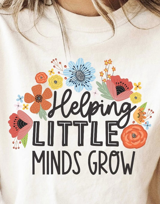 Helping Little Minds Grow T-Shirt or Crew Sweatshirt