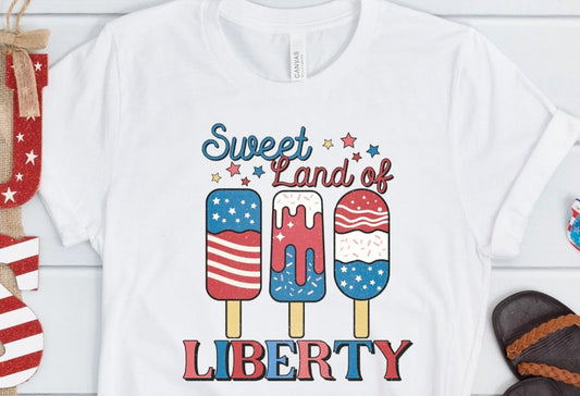 Sweet Land Of Liberty Popsicle Tee