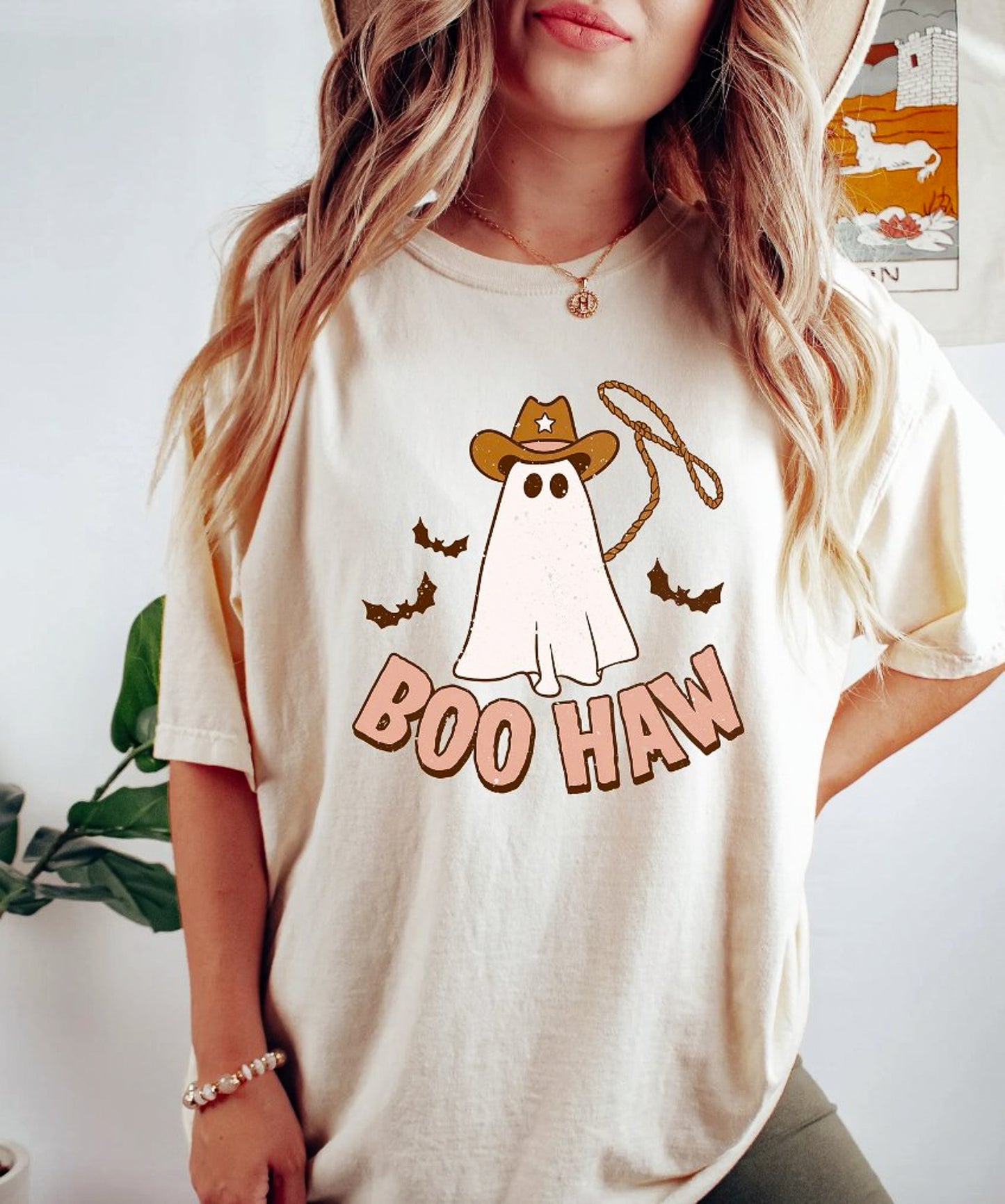 *Boo Haw Cowboy Ghost T-Shirt or Crew Sweatshirt