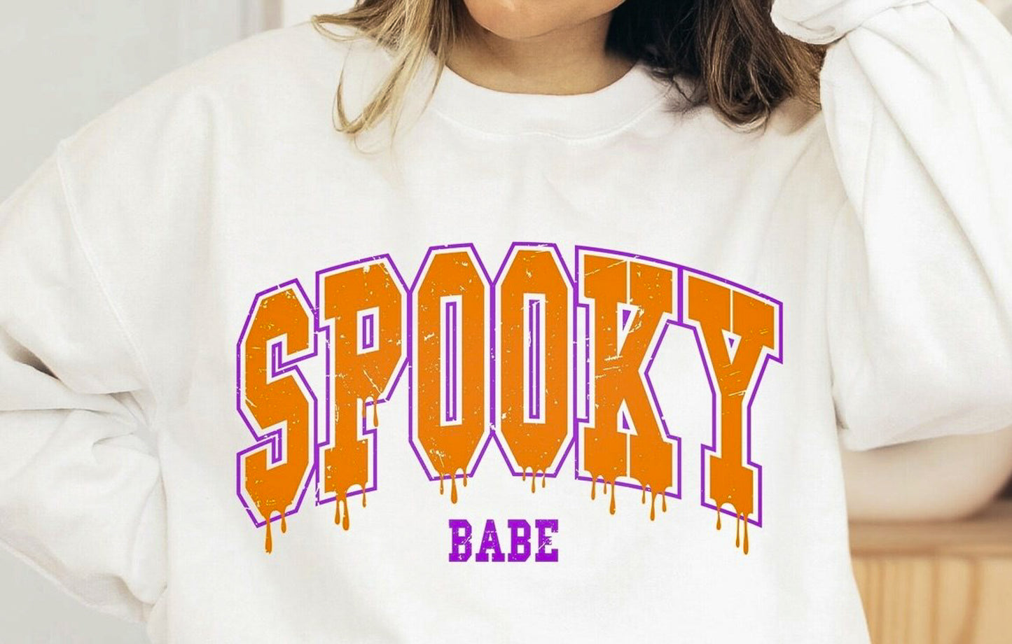 Spooky Babe Crew Sweatshirt